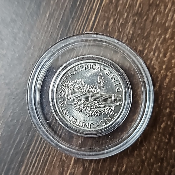 Silver Mercury Dimes-1916,1917,1918.Beautiful Condition.Full Split Bands. - Picture 4 of 8